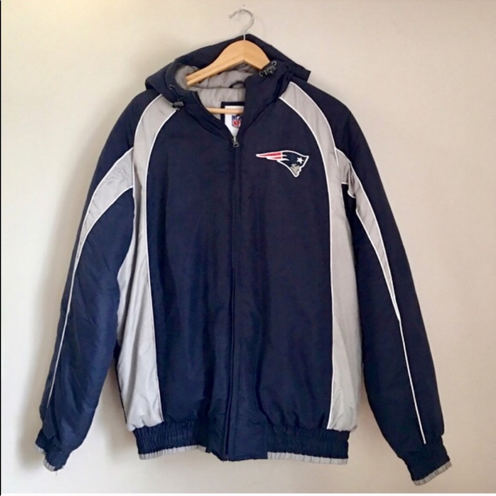 New England Patriots Hooded Logo Jacket